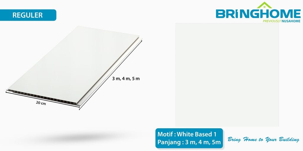 white based 1 bringhome plafon pvc exclusive